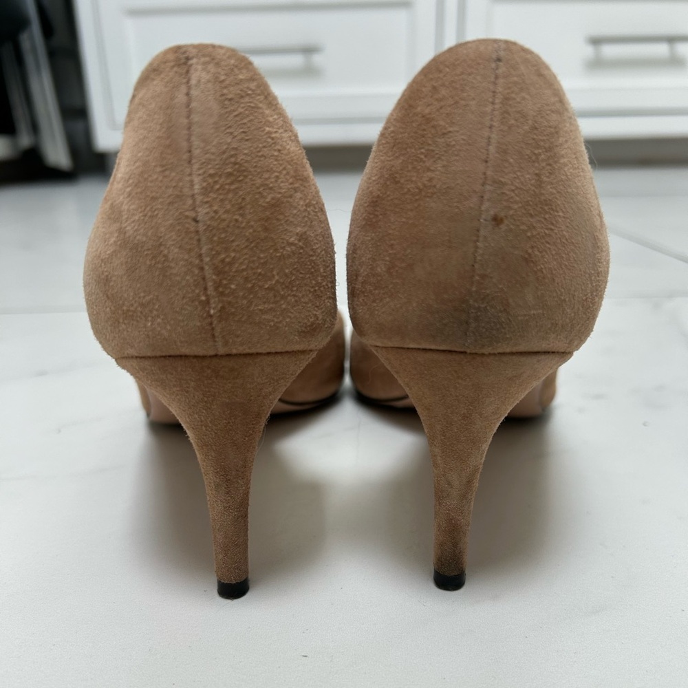 J. Crew Classic Pointed-Toe Suede Pumps - 8.5 - Picture 3 of 4